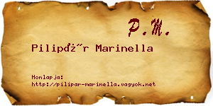 Pilipár Marinella névjegykártya